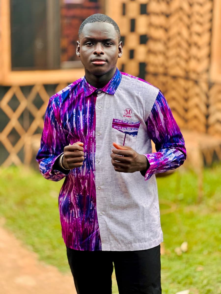 Chemise deux thons en koko dunda et lin